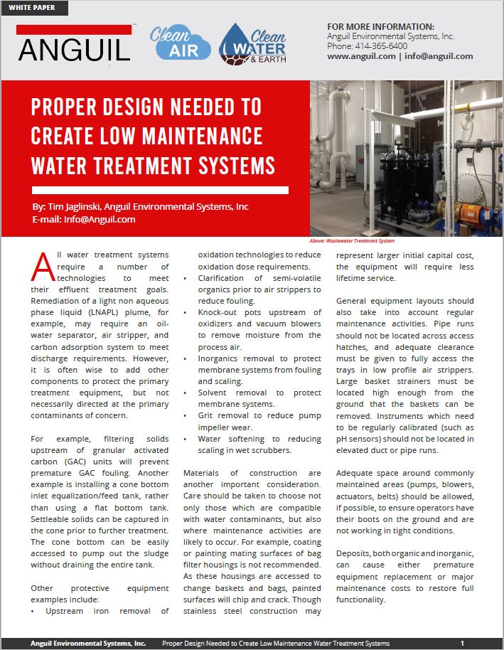 Designing Low Maintenance Wastewater Treatement Systems-Anguil Screenshot
