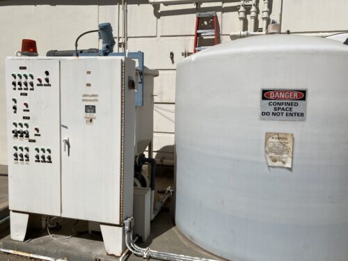 Wastewater treatment system site