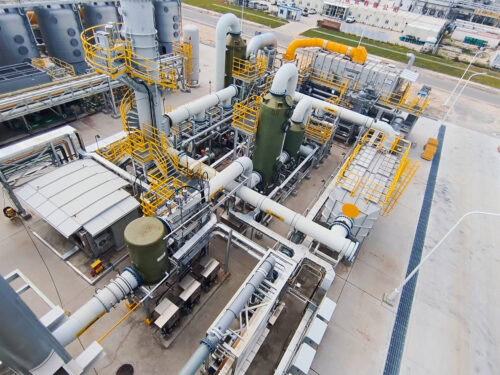 Air pollution control system for chemical industry