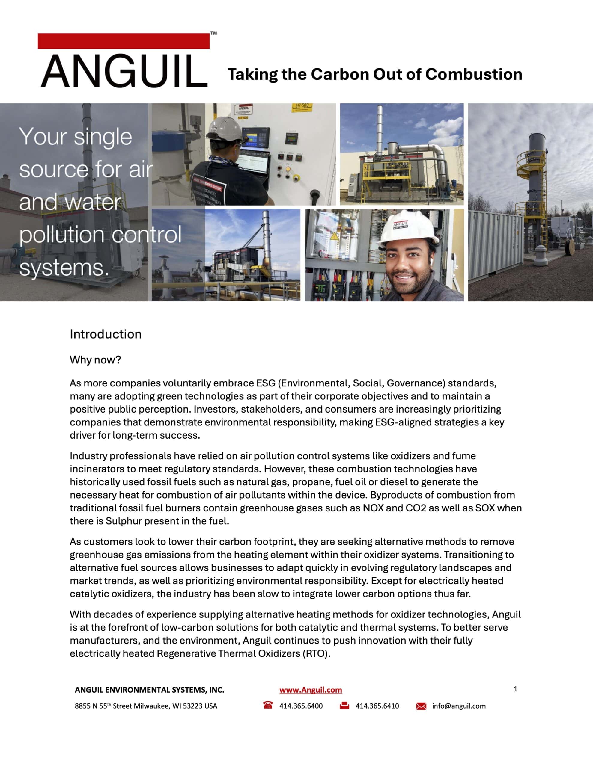 Taking the Carbon Out of Combustion - LoCarb-eRTO White Paper